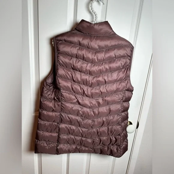 32 Degrees Women's Puffer Vest - Dusty Rose - Picture 3 of 4